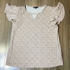 Adrianna Papell Cream & Black Blouse‎ – Women’s Size M – Pre-Owned